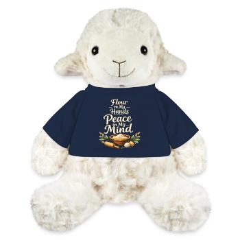 De la farine sur les mains | Pâtisserie, repos, cuisine - Mouton en peluche Annika MiniFeet® - bleu marine - Devant