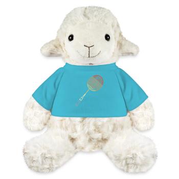 Badminton Racket Sketch - MiniFeet® Sheep Annika - atoll blue - Front