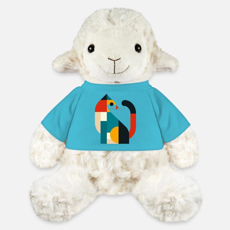 bauhaus katze - MiniFeet® Schaf Annika - Atollblau