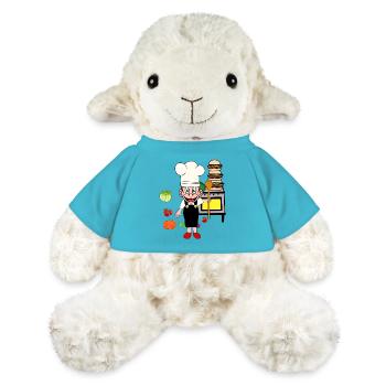 Monkey Kitchen Cook Cooks Cooks Culinary Arts - MiniFeet® Sheep Annika - atoll blue - Front