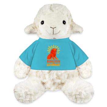 Leo Star Sign - Astrology - MiniFeet® Sheep Annika - atoll blue - Front