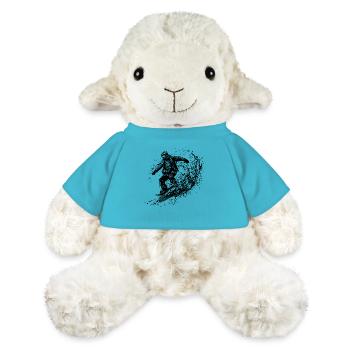 Snowboarding Ride Snowboard Deep Snow Style - MiniFeet® Sheep Annika - atoll blue - Front
