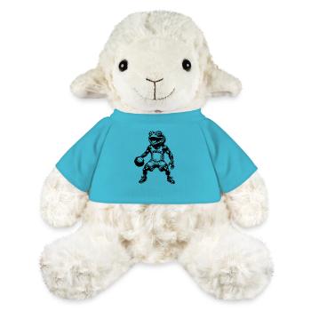 Lustiger Basketball Training Wettkampf Frosch - MiniFeet® Schaf Annika - Atollblau - Vorne