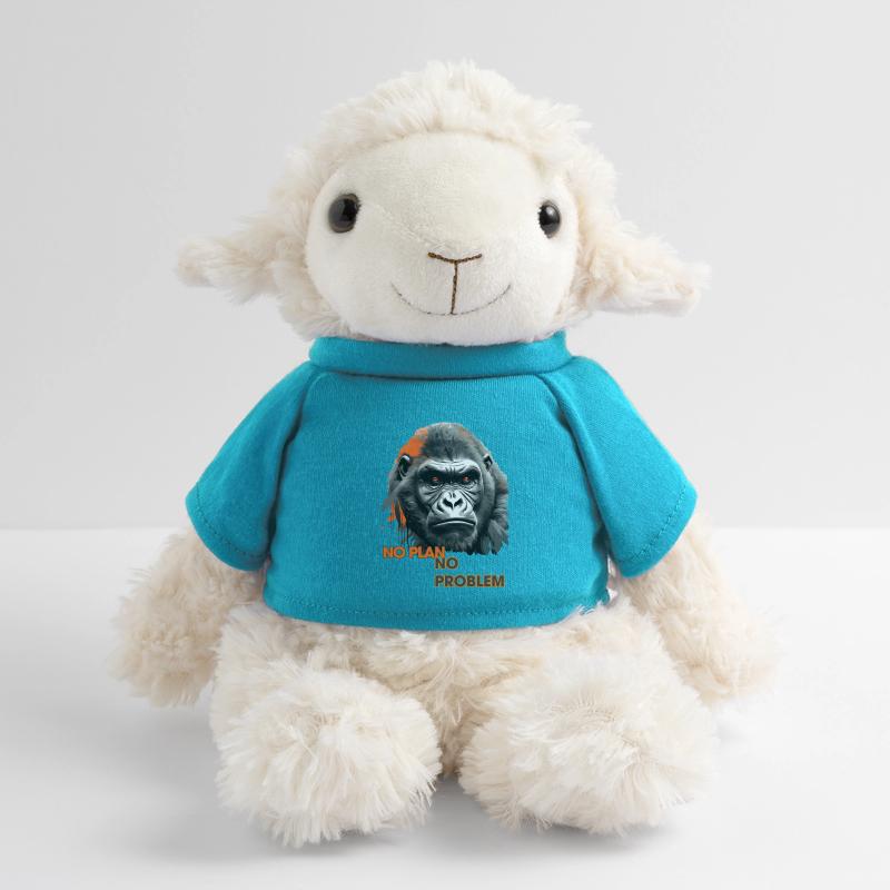 Affen , Affensprichwort: - Kein Plan kein Problem MiniFeet® Schaf Annika