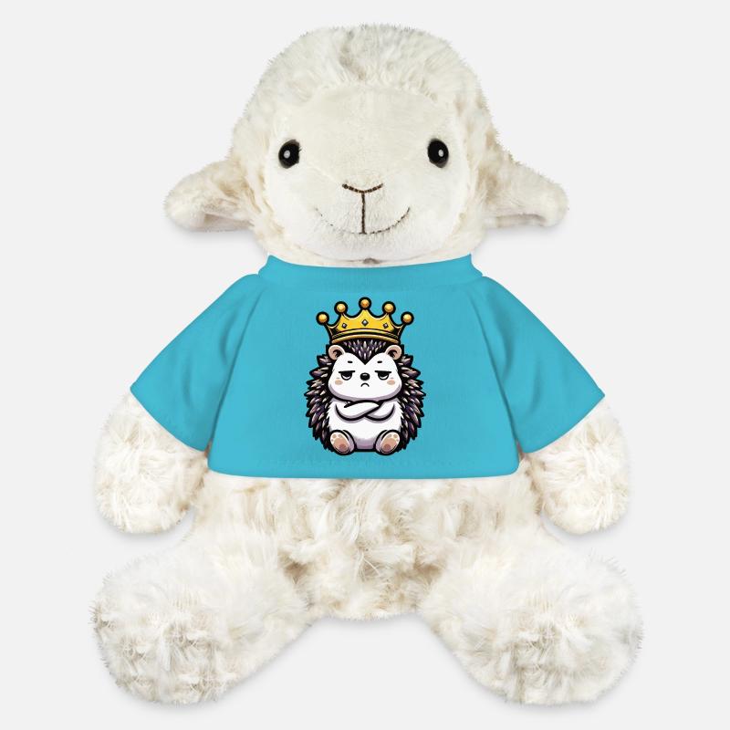 Hérisson Hérisson Amoureux des hérissons Propriétaire de hérisson Gardien de hérissons Stinger - Mouton en peluche Annika MiniFeet® - bleu outremer