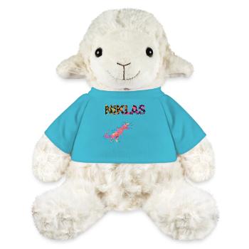 NIKLAS - Schöner Jungen Name mit Dinosaurier - MiniFeet® Schaf Annika - Atollblau - Vorne