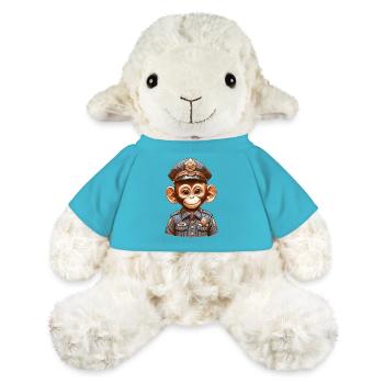 Police Monkey | Police Monkey Child Motif Police - MiniFeet® Sheep Annika - atoll blue - Front