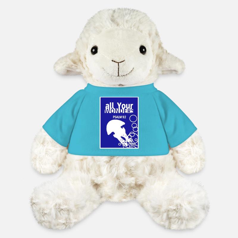 Qualle blau - MiniFeet® Schaf Annika - Atollblau
