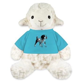 Beagle - Pet Dog Design - MiniFeet® Schaf Annika - Atollblau - Vorne