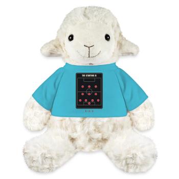 Starting XI 4-3-3 Football Formation - Mouton en peluche Annika MiniFeet® - bleu outremer - Devant