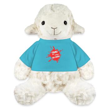 Farbige Courage: Andersartigkeit wagen - MiniFeet® Schaf Annika - Atollblau - Vorne