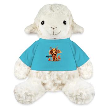 Steinbock Welpe - MiniFeet® Schaf Annika - Atollblau - Vorne