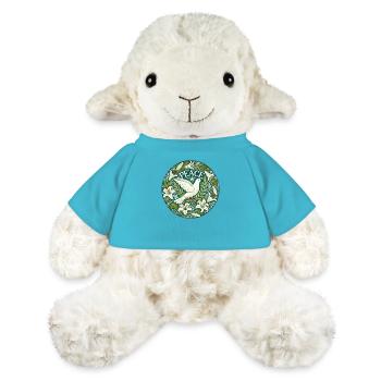 Colombe de la paix - Mouton en peluche Annika MiniFeet® - bleu outremer - Devant