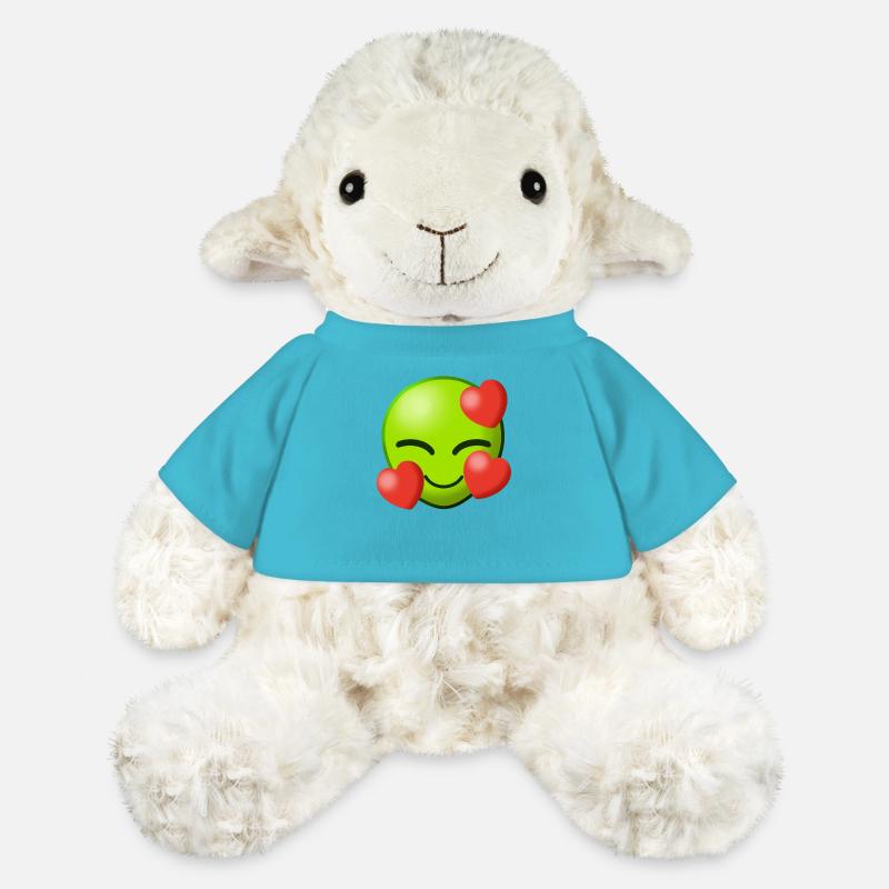 Alien Love Liebe Aliens Heart Herz Außerirdisch I - MiniFeet® Schaf Annika - Atollblau
