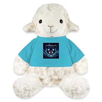 Leopard - Mouton en peluche Annika MiniFeet® - bleu outremer - Devant