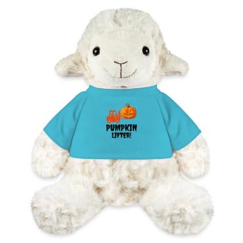 Halloween Forklift Operator Pumpkin Lifter - MiniFeet® Sheep Annika - atoll blue - Front