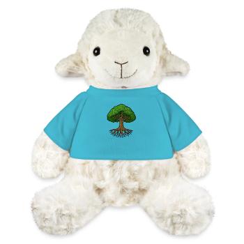 Arbre de vie - Mouton en peluche Annika MiniFeet® - bleu outremer - Devant