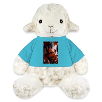 Violin Violin Maker Instrument Violin Close-up recording - MiniFeet® Sheep Annika - atoll blue - Front
