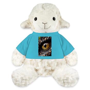 Dragon Dragon Mystique mythique créature oeil - Mouton en peluche Annika MiniFeet® - bleu outremer - Devant