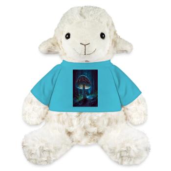 Mushroom Mushrooms Funghi Mushroom Glowing - MiniFeet® Sheep Annika - atoll blue - Front