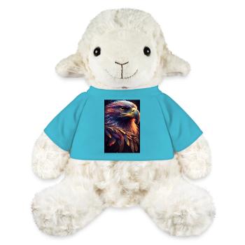 Eagle Animal Eagle Bald Eagle Colorful - MiniFeet® Sheep Annika - atoll blue - Front