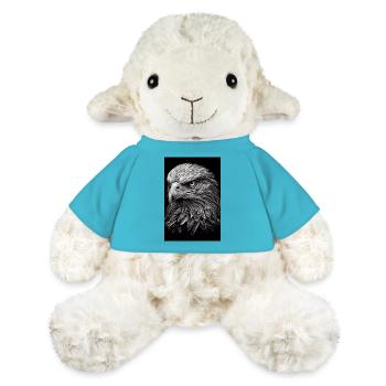 Aigle animal Aigle à tête blanche Tiré - Mouton en peluche Annika MiniFeet® - bleu outremer - Devant