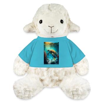 Tortue Tortue de mer Tortues - Mouton en peluche Annika MiniFeet® - bleu outremer - Devant