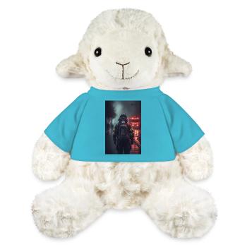 Image de pompier - Mouton en peluche Annika MiniFeet® - bleu outremer - Devant