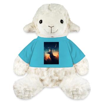 Reh Hirsch Jäger Tier Sunset - MiniFeet® Sheep Annika - atoll blue - Front