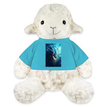 Dragon Mystique Dragon Fantasy Glace - Mouton en peluche Annika MiniFeet® - bleu outremer - Devant