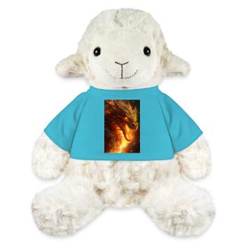 Dragon Mystique Dragon Fantasy Feu - Mouton en peluche Annika MiniFeet® - bleu outremer - Devant