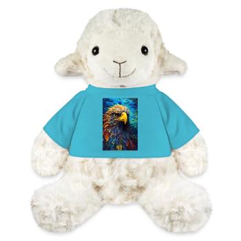 Eagle Animal Eagle Bald Eagle Colorful - MiniFeet® Sheep Annika - atoll blue - Front