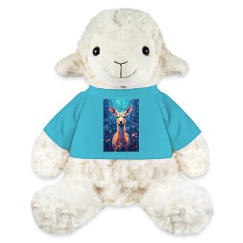 Cerf Chasseur d’animaux - Mouton en peluche Annika MiniFeet® - bleu outremer - Devant