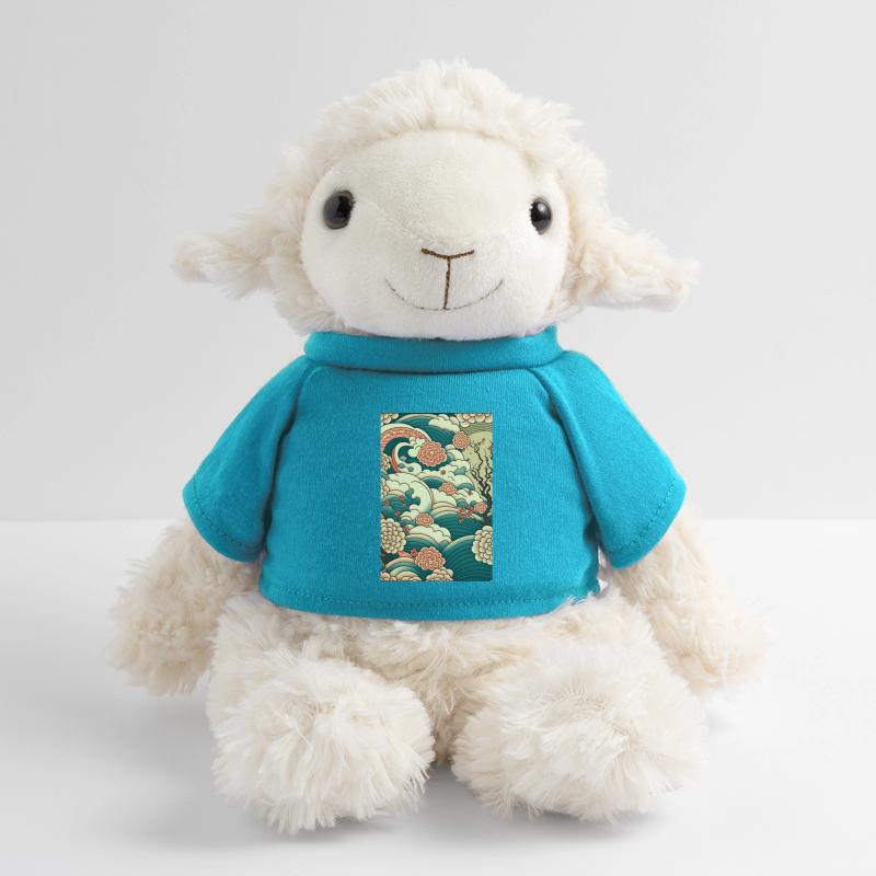 Wave Roses Ukiyo Clouds Pattern MiniFeet® Sheep Annika