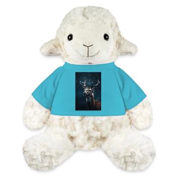 Cerf, Cerf, Chasseur, Animal, Animal - Mouton en peluche Annika MiniFeet® - bleu outremer - Devant