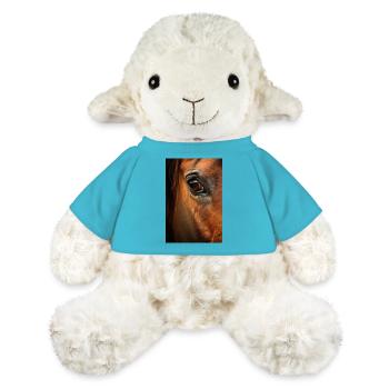 Cheval Chevaux Équitation Équitation Sautant Visage - Mouton en peluche Annika MiniFeet® - bleu outremer - Devant