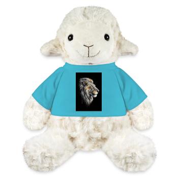 Lion Lion Animal Africa Animal - MiniFeet® Sheep Annika - atoll blue - Front