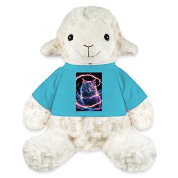 Cat Cats Lover Cat Owner Kitten - MiniFeet® Sheep Annika - atoll blue - Front
