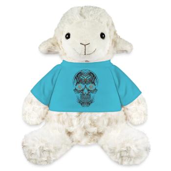 Halloween Crâne En Sucre Jour De Mort Cadeau Drôle - Mouton en peluche Annika MiniFeet® - bleu outremer - Devant
