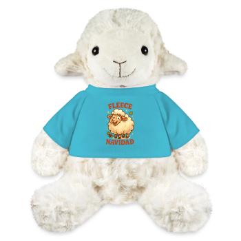 Feliz Navidad Weihnachten - MiniFeet® Schaf Annika - Atollblau - Vorne