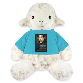 Arthur Conan Doyle - Mouton en peluche Annika MiniFeet® - bleu outremer - Devant