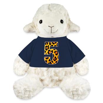 Motif de fourrure Léopard 5 - Mouton en peluche Annika MiniFeet® - bleu marine - Devant