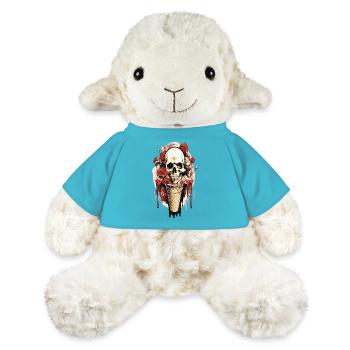 Skull Eistüte mit Rosen und Wachs - MiniFeet® Sheep Annika - atoll blue - Front