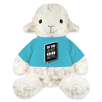 Activist Tshirts Feminism Pansexual Asexual - MiniFeet® Sheep Annika - atoll blue - Front