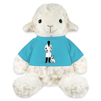 Vet - Dream Job Sticker - MiniFeet® Sheep Annika - atoll blue - Front
