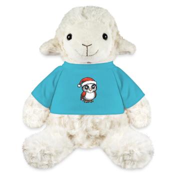 Eule Weihnachten Niedlich - MiniFeet® Schaf Annika - Atollblau - Vorne