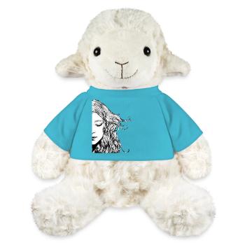 Träumend - MiniFeet® Schaf Annika - Atollblau - Vorne