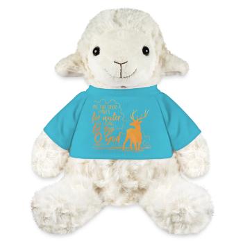 Comme le cerf halète pour l’eau - Mouton en peluche Annika MiniFeet® - bleu outremer - Devant