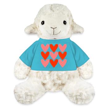 HEART. COUPLE. VALENTINE'S DAY. JUST MARRIED. Bachelorette party. - MiniFeet® Sheep Annika - atoll blue - Front