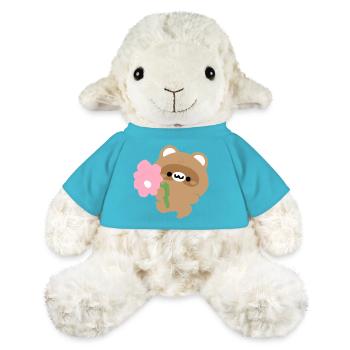 Castor romantique - Mouton en peluche Annika MiniFeet® - bleu outremer - Devant